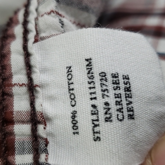 BKE Mens Size Large Long Sleeve Button Down Plaid Western Style Yokes - Picture 8 of 9